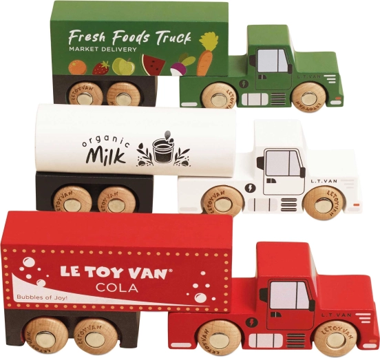 Le Toy Van wooden truck set for kids