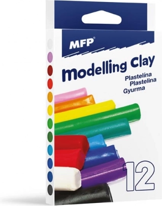 Modeliavimo masė – 12 spalvų rinkinys, 200 g