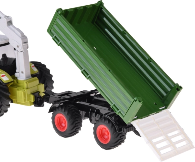 Atjungiama priekaba su kėbulo pakėlimu ir bortais