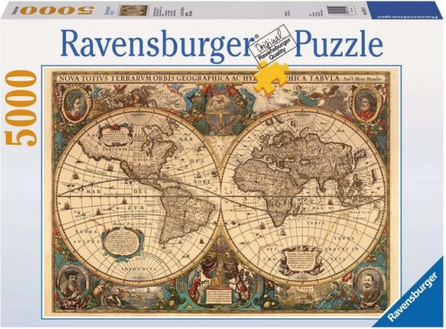 Ravensburger puzzle old world map 5000 pieces