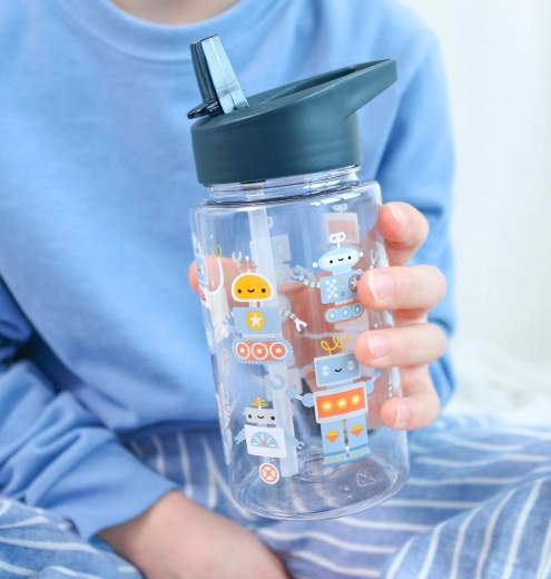 A Little Lovely Company vaikiška gertuvė Roboti 450 ml