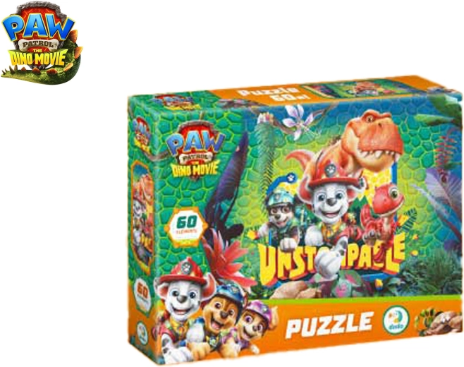 Paw Patrol Puzzle: The Dino Movie, 60 pieces, 32 × 23 cm