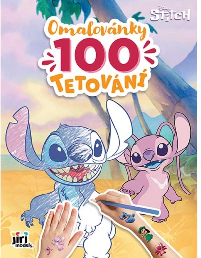 Spalvinimo knygelė ir 100 tatuiruočių Lilo & Stitch