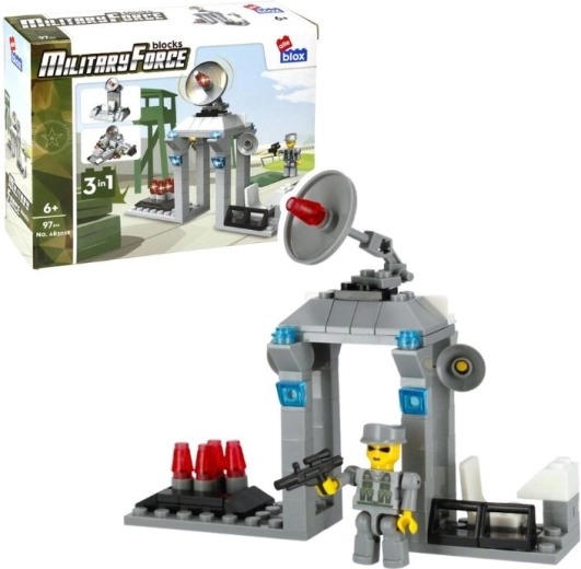 Konstruktorius AlleBlox Military 3v1, 97 dalys