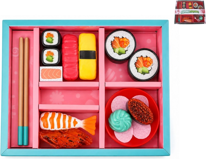 Sushi Kawaii Play Set, 19 Pieces