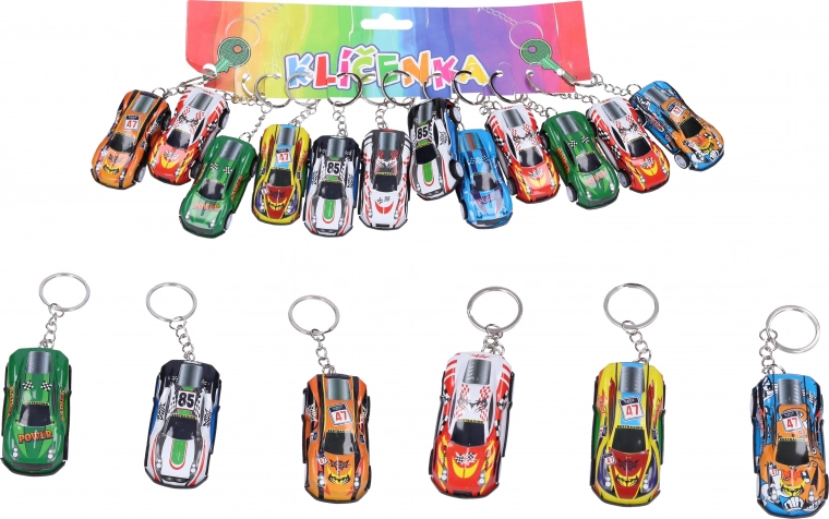Automobilio formos raktų pakabukas