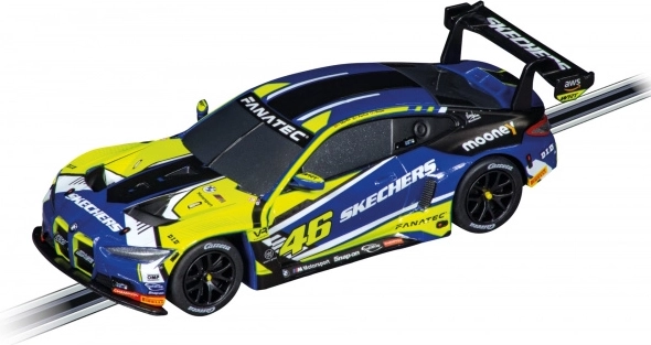 Car for slot track GO!!! BMW M4 GT3 VALENTINO ROSSI 1:43
