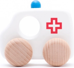 Rescue Service Wooden Toy Vehicle