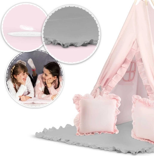Comfort mat with anti-slip + 2 pillows