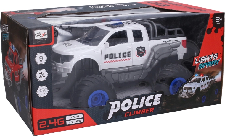 RC visureigis policijos automobilis su šviesos ir dūmų efektais 41,5 cm – 1 vnt.