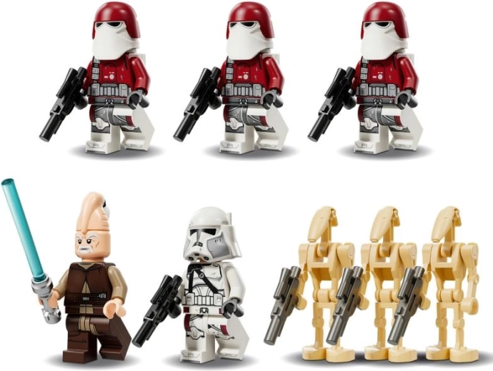 Gausus minifigūrėlių ir droidų rinkinys