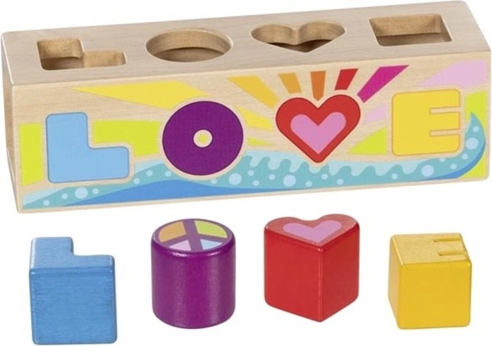 GOKI Wooden LOVE Shape Sorter