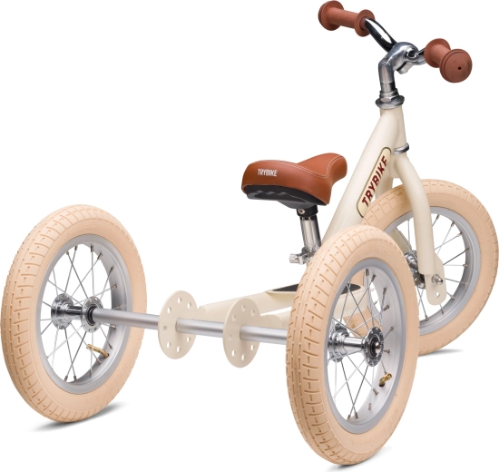 2-in-1: tricycle for beginners, balance bike for balance