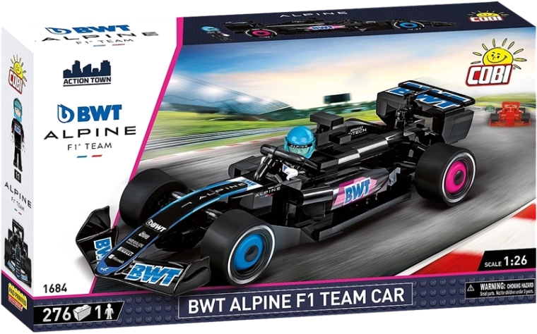 Autentiška BWT Alpine F1 Team bolido išvaizda