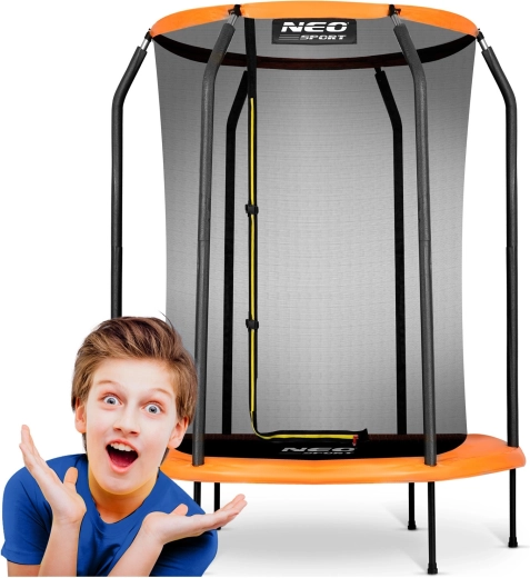 Garden children's trampoline 152 cm with safety net NEO-SPORT