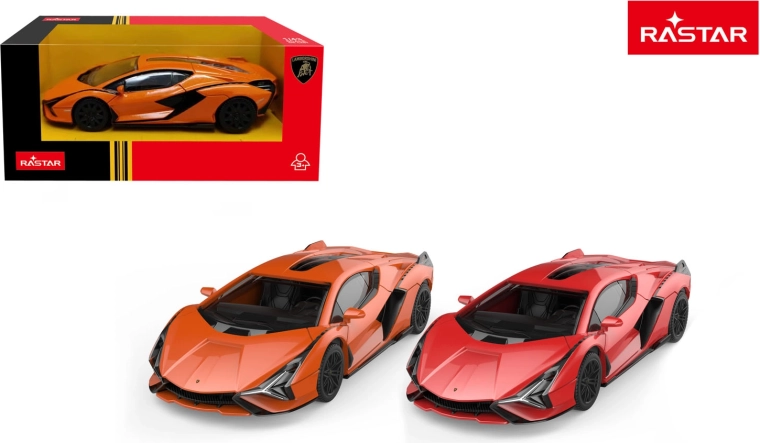 Metalinis Lamborghini Sián modeliukas 1:43 Rastar raudonas – 1 vnt.