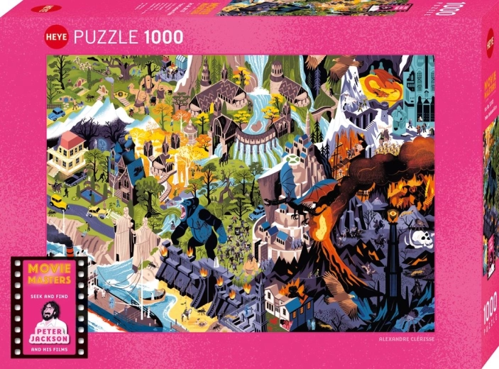 HEYE Movie Masters Puzzle: Peter Jackson's Movies 1000 Pieces
