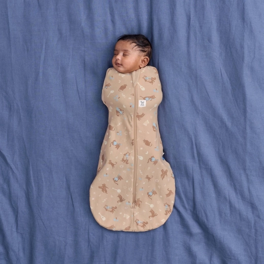 Swaddle and sleeping bag in one