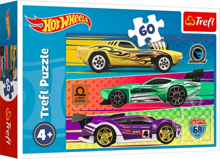Dėlionė HOT WHEELS lenktynės 60 dalių