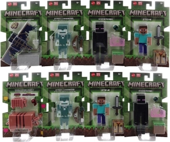 Minecraft figure 8 cm with portal piece