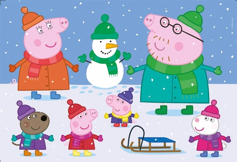 Puzzle 104 Pieces Maxi Peppa Pig