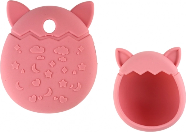 Silikoninis dėklas pudrinės rožinės spalvos „Tamagotchi“