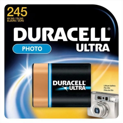 Ličio baterija 2CR5 6 V Duracell Ultra fotoaparatams