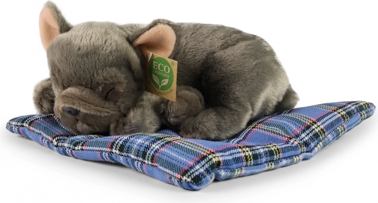 Rappa Plush Dog Lying ECO-FRIENDLY