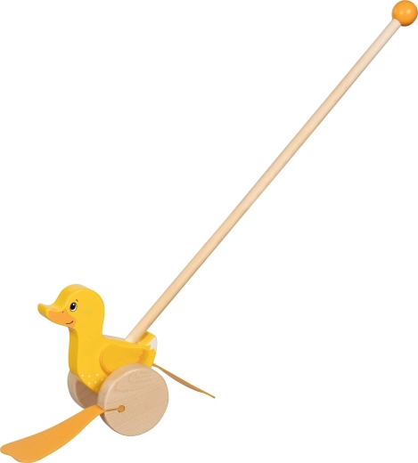 Wooden push-along duck Ellie
