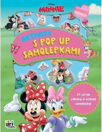 Užduotys su „Minnie“ iškylančiais lipdukais