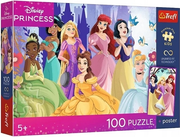 Kids' Puzzle Premium Plus – Princess Relaxation (100 Pieces)