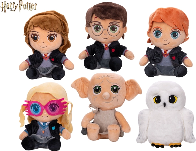 Harry Potter – sėdinčios pliušinės figūrėlės 25 cm