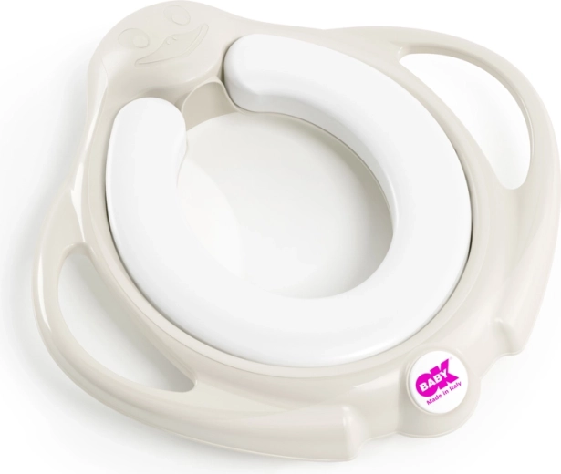 Okbaby Pinguo toilet seat reducer, white
