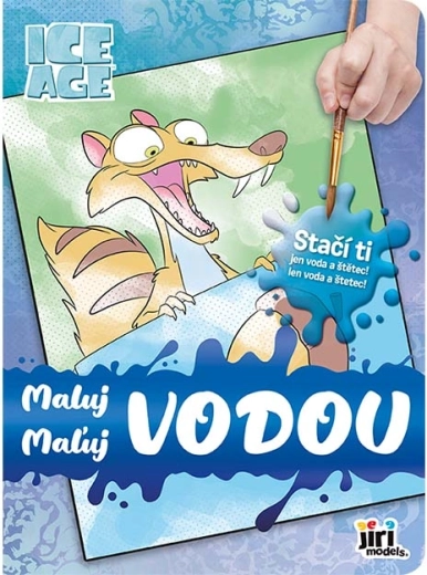 Dažyk vandeniu Ledynmetis – stebuklingos spalvinimo knygelės