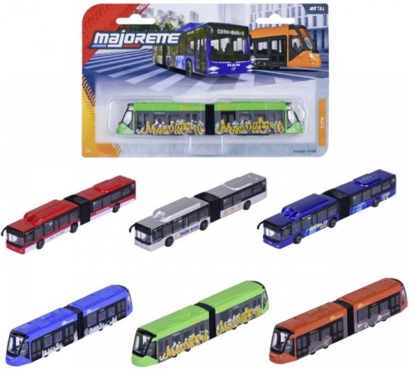 Metalinio MAN City modelis – autobusas arba tramvajus 20 cm