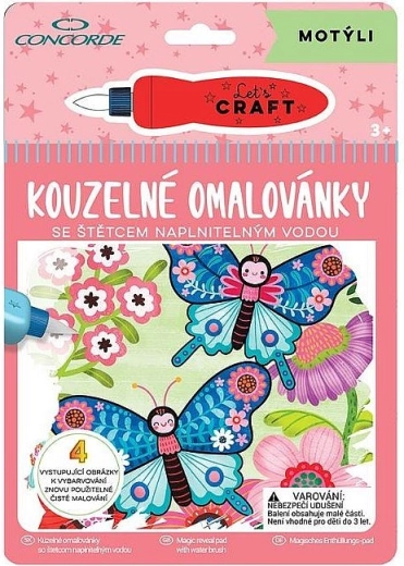 Magical spalvinimo knygelė Drugeliai CONCORDE