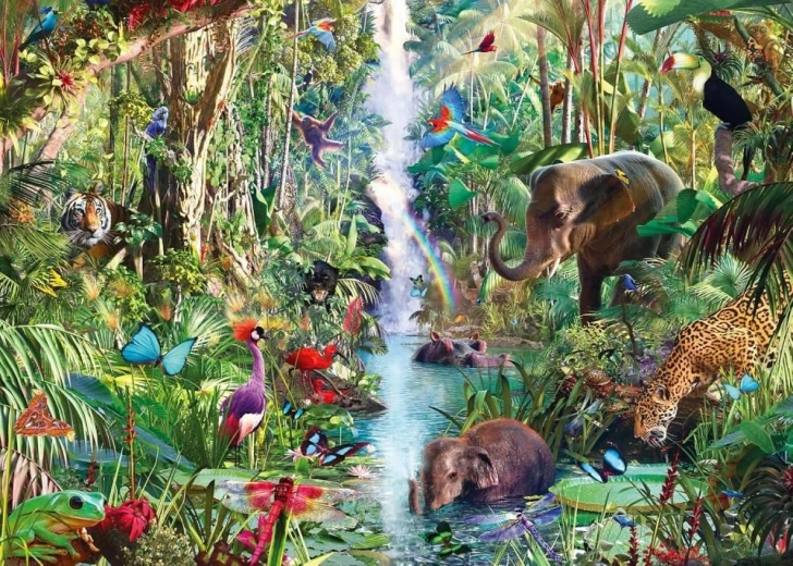 Ravensburger "Animals in the Jungle" puzzle 9000 pieces
