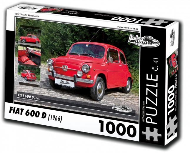 Puzzle RETRO-CARS Fiat 600 D (1966) – 1000 pieces