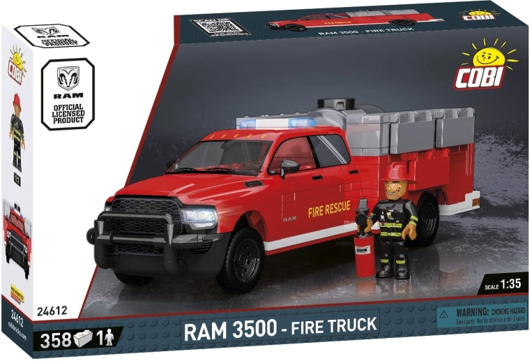Cobi RAM 3500 ugniagesiai 1:35 (358 det., figūrėlė)