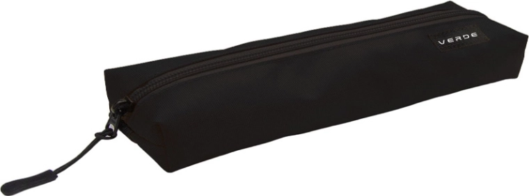 Case for pencils with elastic band VERDE black