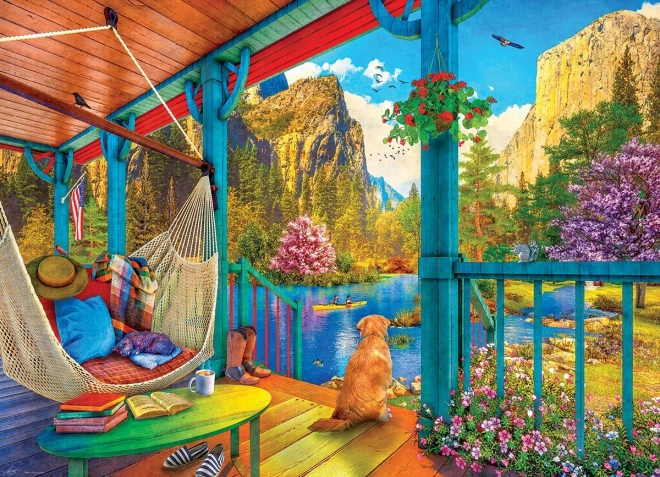 Eurographics puzzle Hammock with a View XL 500 Pieces