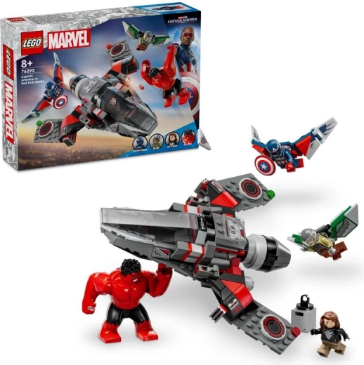 LEGO® Marvel 76292 Mūšis: Kapitonas Amerika prieš Raudonąjį Halką