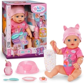 Interaktyvi lėlė BABY born Emma su stebuklinga ranka 43 cm