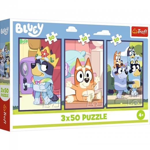 Dėlionė 3x50 Bluey šeima