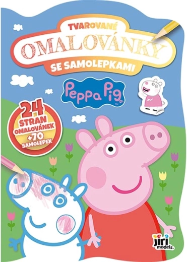 Formos spalvinimo knygelė Peppa Pig su lipdukais