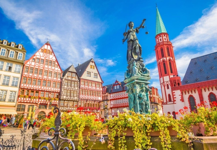 Bluebird puzzle Old Town Frankfurt, 1000 pieces