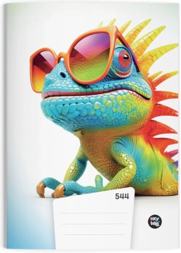 Sąsiuvinis A5 su linijomis, 40 lapų Chameleon