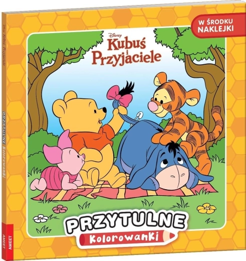 Disney Winnie the Pooh and Friends: Cozy Coloring Book with Stickers