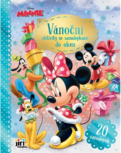 Kalėdinės veiklos su Minnie langų lipdukais
