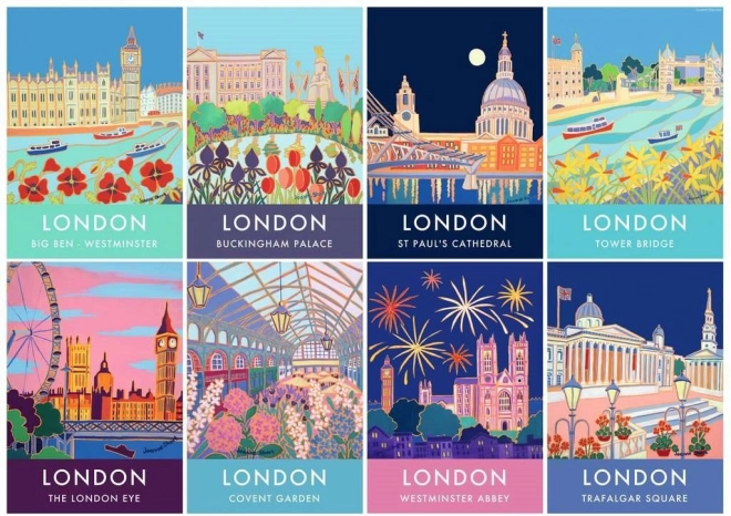 Ravensburger dėlionė Londonas vintažiniu stiliumi, 1000 detalių